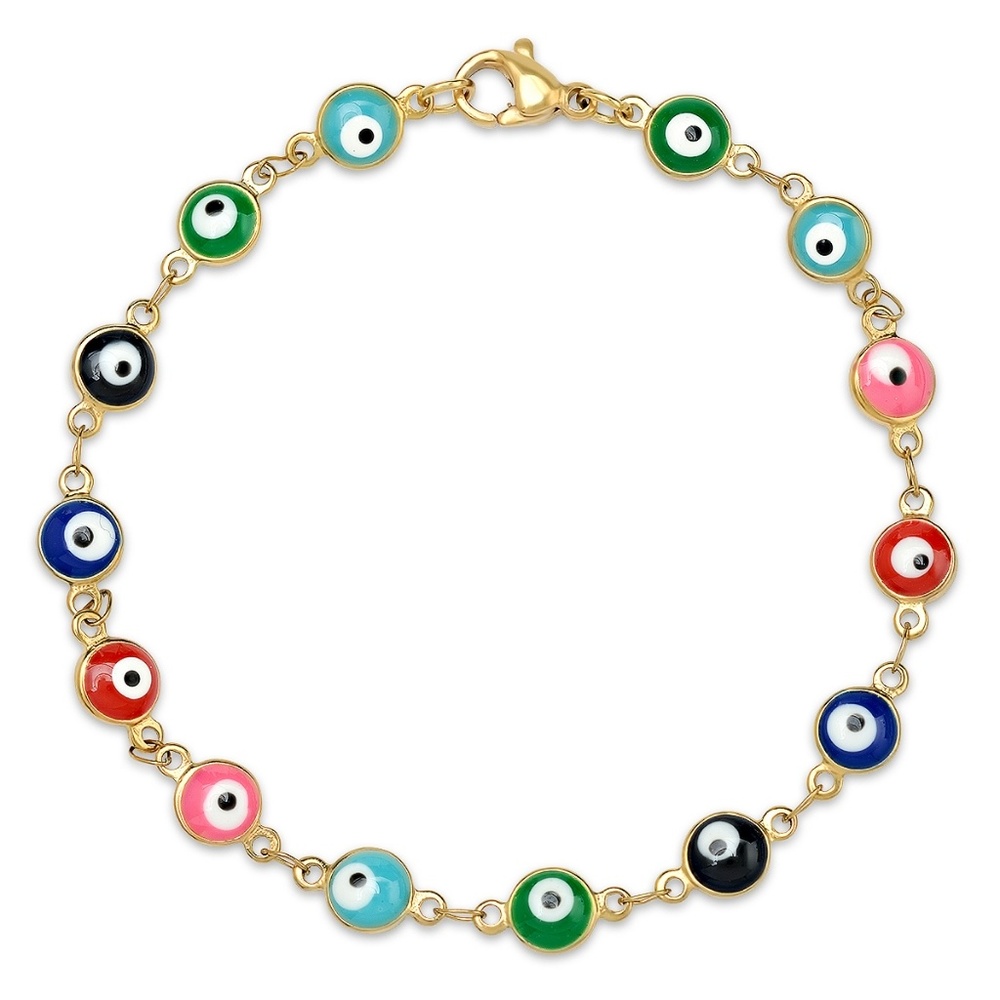 Evil Eye Stainless Steel Bracelet